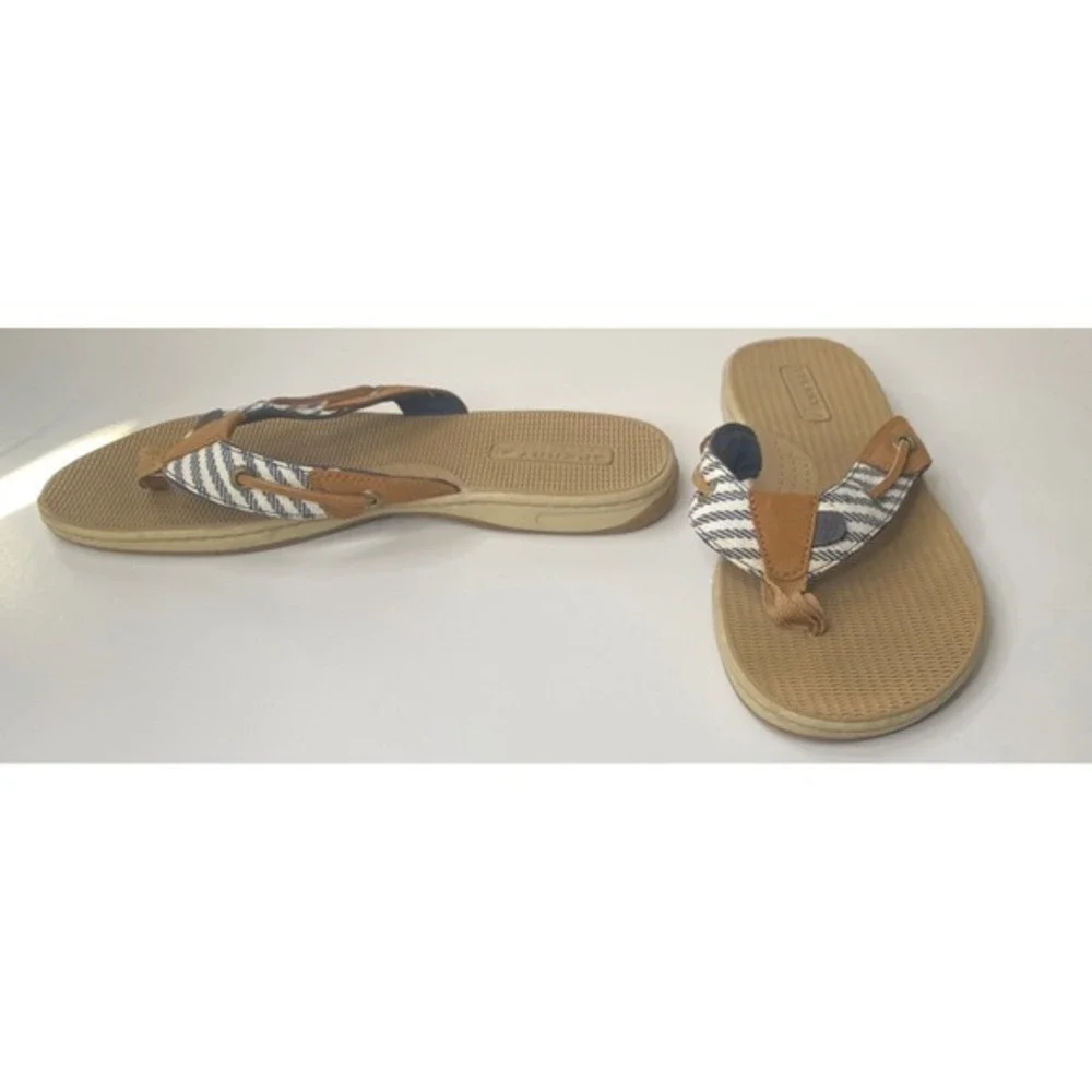 Sperry Topsiders Seafish Women's Thong Sandals-Size 9M. Great Condition! Comfy